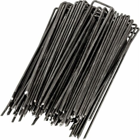 Ahlsen Paquet de 100 Clous pour Bâches Désherbantes - 150x30mm – Ø2,8mm (1/3)