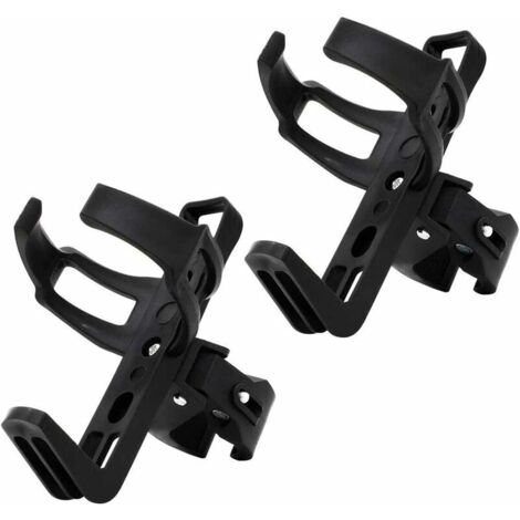 Ahlsen 4pcs Porte-bidon réglable, pour vélos de Route/Montagne, en Aluminium Support Rotatif à 360 °