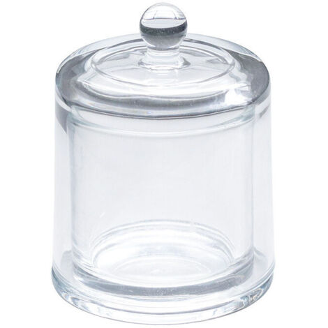Ahlsen Compactor, Boîte pour Cotons et Cotons-Tiges avec Couvercle, Transparent (1/5)