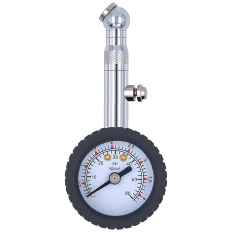Ahlsen Manometre Pression Pneu, Jauge de Pression de Pneu Numérique Haute Précis 60 PSI, Portable Jauge de Pression, pour Voiture Camion SUV Moto Vélo (1/5)