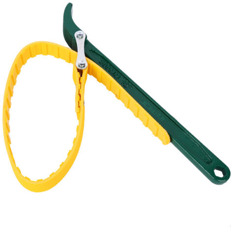 Ahlsen Clé à Sangle Réglable, Cle filtre a Huile, Cle a Sangle de Filtre Multifonctional Poignée de 30cm Outil de Retrait pour mécaniciens et plombiers (1/5)