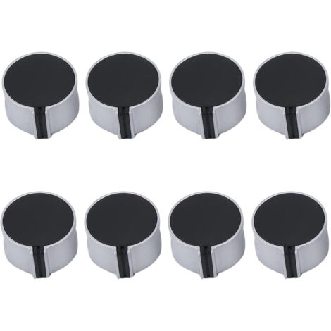 Ahlsen Lot de 8 boutons de cuisinière à gaz, 8 mm, boutons pour cuisinière, accessoires de cuisine (1/5)