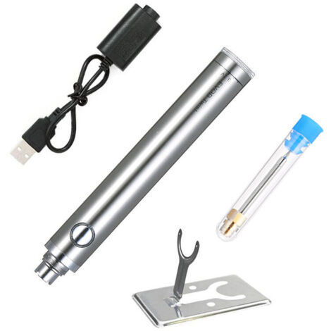 Ahlsen Wireless Charging Welding Tool,Outil de réparation de soudage sécurisé USB,Refroidissement Rapide,température réglable,Chargement sans Fil,Mini Portable,adapté à la Maison et à la Sortir (Bleu, (1/5)