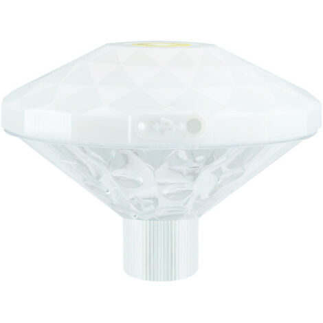 Ahlsen Lumières flottantes pour bassin, lumières flottantes pour piscine,Lumières LED étanches pour cour - Décorations de piscine, lumières de piscine rechargeables RVB avec batterie 400 mAh pour pisc (1/5)