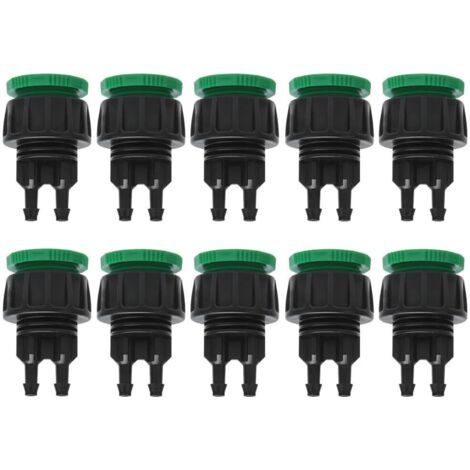 Ahlsen Connecteur, Hose Garden Quick Connector Raccords d'irrigation pour l'agriculture G4/6à 4/7 10Pcs (1/4)