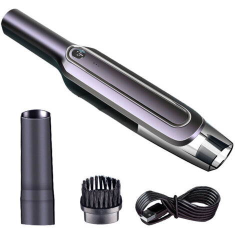 Ahlsen Aspirateur Voiture, Aspirateur a Main sans Fil, aspirateur sans Fil Voiture Portable USB Charge 120W 4000mAh avec Filtre Lavable pour Maison, Bureau, Voiture