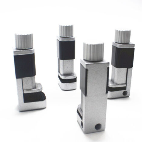Ahlsen 4 Pièces Pince pour Écran de Smartphone,Pinces D'écran Clip De Fixation,Kit de Fixation pour Réparation d'Écran Réglable avec Tapis en Caoutchouc Antidérapant pour Smartphone,Ordinateur (1/5)