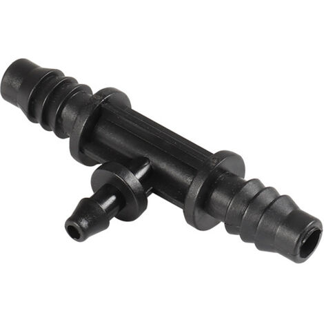 Ahlsen Lot de 5 raccords de tuyau goutte à goutte cannelés de 4 mm et 7 mm de diamètre intérieur pour système d'irrigation agricole de jardin (1/5)