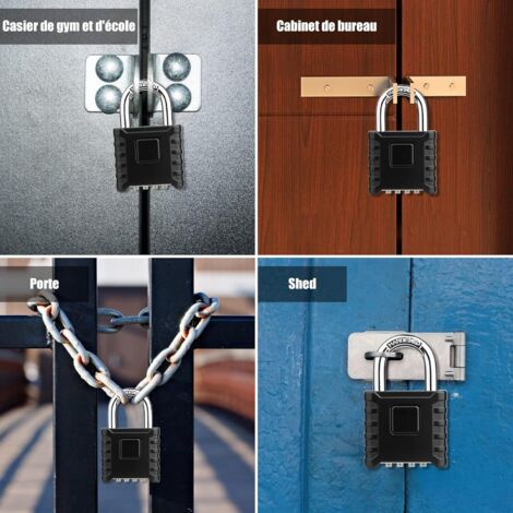 Cadenas Code 4 Chiffres Zhenp Cadenas à Code à 4 Chiffres, Verrou De Casier De Gym R4 Switch
