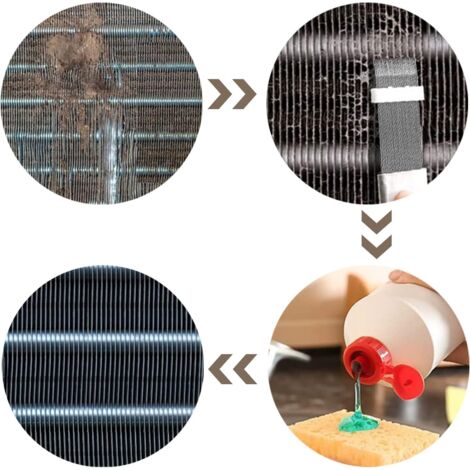 Peigne De Climatisation Peigne à Ailettes Pour Climatiseur, Condensateur, Radiateur Lisseur, Outil De Réparation Propre Nettoyage De Climatiseur