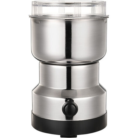 Ahlsen Moulin à Café Électrique 300ml Moulins multifonctionnels,Moulin a graines Quatre lames en acier inoxydable pour un broyage fin et efficace,Pour moudre les grains de café, épices,les graines de