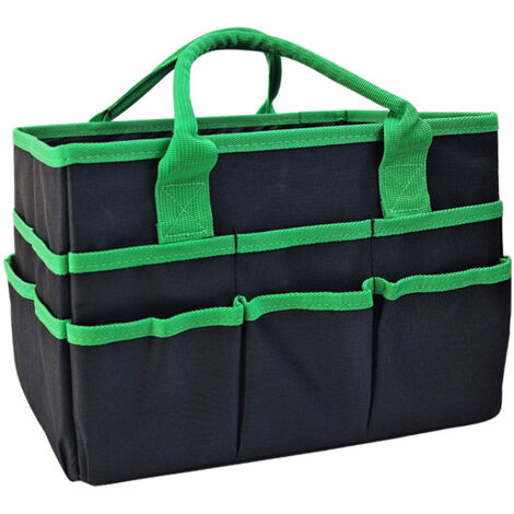 Ahlsen Sac de rangement pliable pour dossiers de bureau - Sac de rangement pliable pour outils de jardinage - Sac fourre-tout pour enseignant - Fournitures de bureau (1/4)