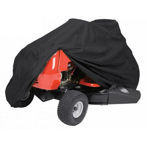 Ahlsen Housse Tondeuse autoportée, Housse de Tracteur de Jardin, Universel, Résistant aux intempéries, Aux UV, Tissu Oxford 210D très résistant (L177 x W110 x H110CM)