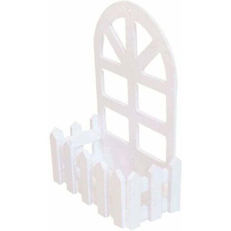 Ahlsen Panier Suspendu en Bois Planteur Clôture Fleur Panier Antique Pot De Fleur en Bois pour Arrangement Floral Balcon Salon Bar Décoration De Fête De Mariage (1/5)