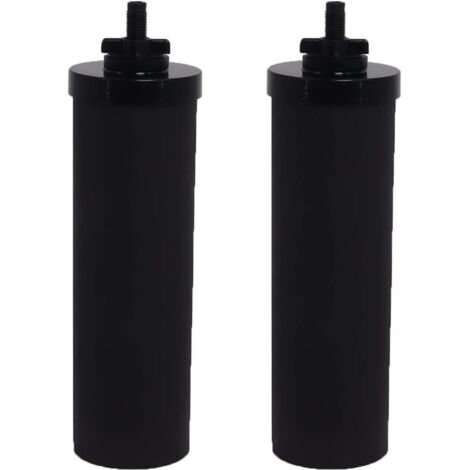 Virego Lot de 2 filtres à eau par gravité de rechange pour Berkey, compatibles avec Berkey Big, Travel, Royal, Imperial, Crown, Light Series, NSF 42