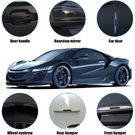 Lot De 4 Protections De Bord De Porte Auto En Silicone Transparent – Bandes Anti-choc Et Anti-rayure – Pour Toutes Voitures