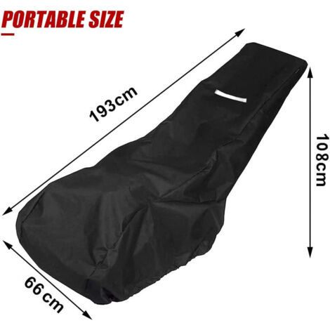 Housse De Protection Pour Tondeuse à Gazon – étanche, Anti-UV, Coupe-vent – Taille Universelle (environ 193x64x112 Cm) – Couleur Camouflage