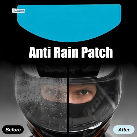 Film Anti-buée Pour Casque Moto – 2 Pièces Transparentes – Universel, Anti-rayures Et Anti-éblouissement – Taille 8,8 X 24,5 Cm - 7