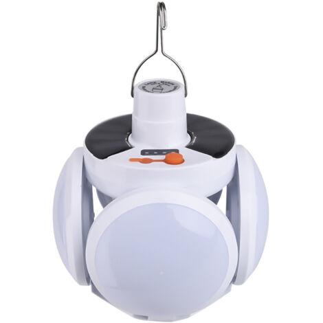 Ahlsen Lanterne Camping LED, Luminosité Réglable Eclairage Camping Etanche, Portable Lampe LED Rechargeable à énergie (1/5)