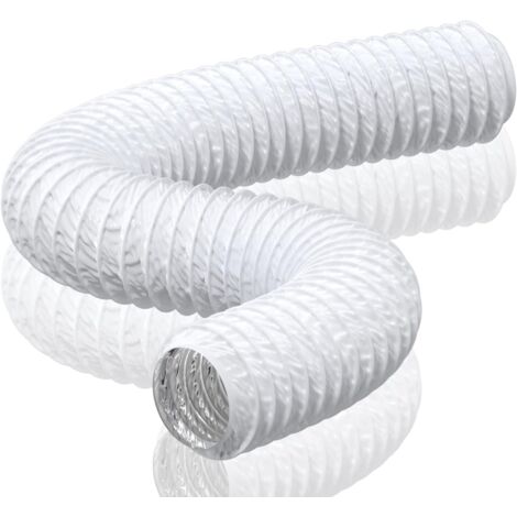 Ahlsen – Tuyau d'évacuation 150mm en PVC aluminium – Gaine VMC 6m pour extracteur d'air, climatisation, sèche-linge – Étanchéité renforcée (1/5)
