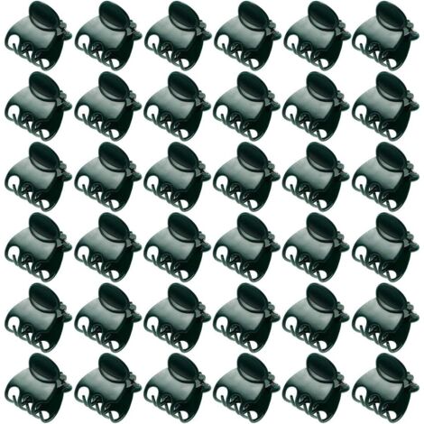 AHLSEN Lot de 100 Pinces À Orchidées en Plastique Vert pour Plantes Et Fleurs De Jardin (1/5)