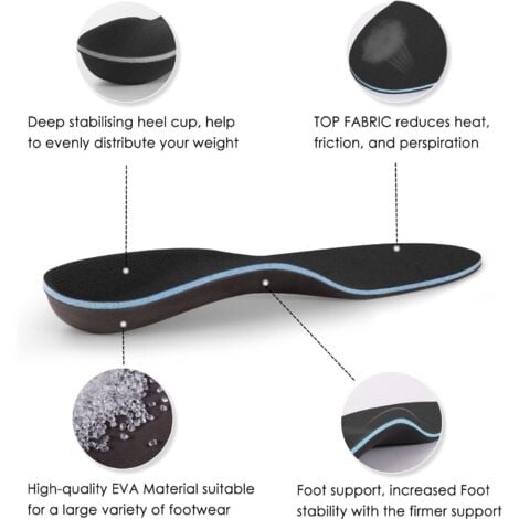 Ahlsen Semelles de soutien de la voûte plantaire pour fasciite
