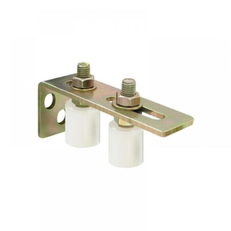 BRAVIX Roue de guidage de rail de porte de cour porte coulissante roue en nylon poulie en nylon industrielle diverses spécifications (1/4)