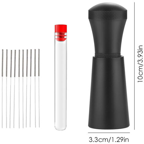 Outil WDT Distribution Espresso - Distributeur 7 Aiguilles 0,35mm En Acier Inox Pour Café Parfait