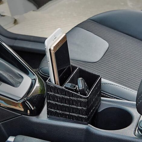 2x Remplissage Siège Voiture – Gap Filler Organisateur Noir – Anti-chute Objets, Universel