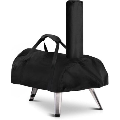 Ahlsen Housse de protection pour four à pizza en tissu Oxford imperméable pour four à pizza, Noir (1/5)