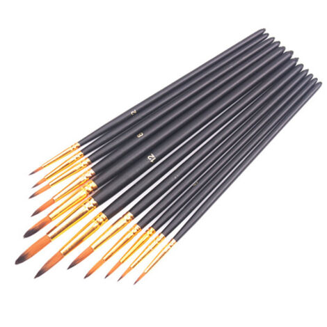 Ahlsen Pinceau de Peinture à l'huile, Pinceaux de Peinture Peinture Acrylique,Brosse de Peinture (1/5)