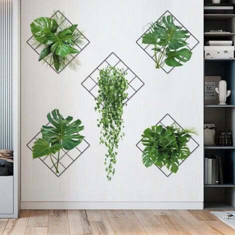 Stickers Effet 3d Longues Plantes Vertes D Int 233 Rieur D 233 Coration