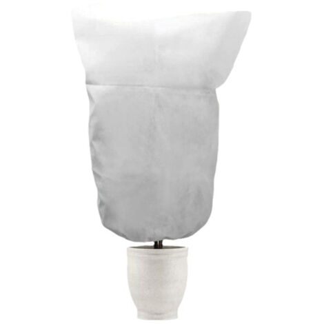 Ahlsen 1 x Housse de protection pour plantes d'hiver avec cordon de serrage et fermeture éclair, Housse d'hiver en polypropylène 80 g/m², Housse de protection réutilisable, Durable 200 x 240 cm (1/5)