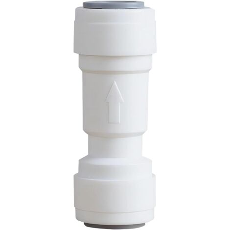 Ahlsen 1 Pièces Connecteur De Tuyau De Réfrigérateur, Push Fit Clapet Anti-retour, Connecteurs Droits Push-Fit, Valve non Retour (1/5)