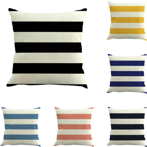 Ahlsen Lot de 6 Housses de Coussin Taie d'oreiller Decoration de Canapé Décoration pour Chambre, canapé, Lit,Jardin (45x45cm) (1/5)