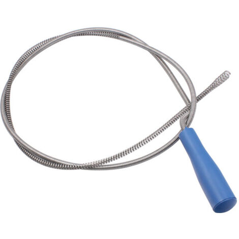 Ahlsen Déboucheur canalisation furet déboucheur de tuyau lavabo canalisations flexibles le tuyaux d'évacuation wc deboucheur evier toilette Diamètre 7mm, longueur 5M