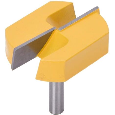 Ahlsen Fraise de Queue de 12mm, Fraise de Rabotage de Surface de Fond de Rabotage de Nettoyage de 12x55mm en Bas (1/5)