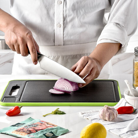 Planche Décongélation 4 En 1 Rapide - Plateau Dégivrage Viande Fruits Avec Surfaces Coupe