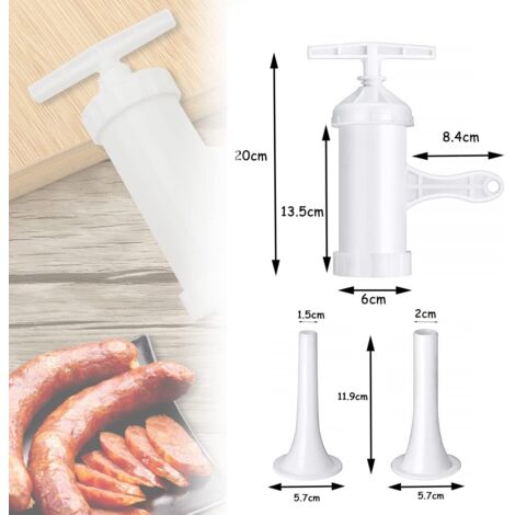 Tube à Saucisses En Inox Pour Hachoir N°10 - Diamètre 19 Mm, Pour Remplissage De Saucisses Maison