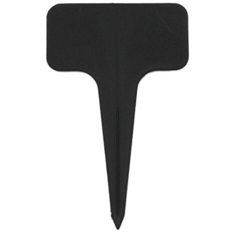Ahlsen 100 pièces Etiquette Jardin Exterieur Marqueurs en Plastique de Plantes Type T Plastique Etiquette Potager quetage Réutilisable et Accessoires pour Plantes(Noir） (1/5)