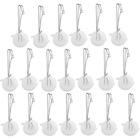 Ahlsen Lot de 20 crochets à rouleau de support pour tomates avec ficelle de 15 m, kit de treillis de serre, crochet durable pour empêcher les tomates de pincer ou de tomber, kit de treillis de vigne