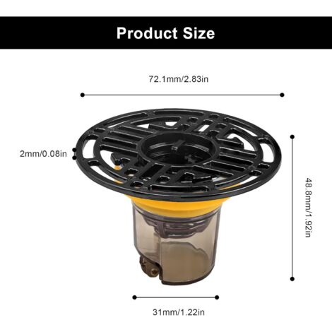 QUARKZMAN Eau Barrière pour Évier, 67 pouce Eau Bouchon Douche Barrière Eau Bloqueur Convient pour L'Écart Entre La Cuisine Comptoir Évier et Plaque Cuisson, Gris