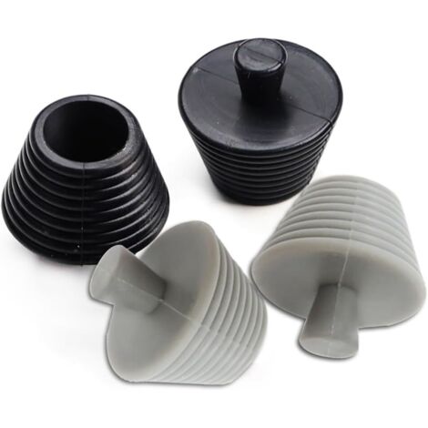 AHLSEN Bouchons de Vidange Universels 4 Pièces Bouchon de Lavabo Caoutchouc Bouchon Baignoire Universel Bouchon de Vidange Baignoire Bouchon D'étanchéité de Tuyau D'évacuation