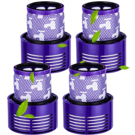 Ahlsen 4 Filtre pour Dyson V10, V10 Absolute, V10 Animal, V10 Total Clean, Lavables, Remplacer (1/4)