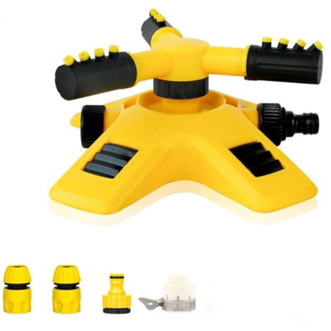 Ahlsen Arroseur Oscillant, Tandem Rotatif Automatique 360 Degrés Matériel D'arrosage pour Jardin, Diamètre Pulvérisation 8-10 m Asperseur Arrosage, pour L'irrigation Pelouse Jardin (1/5)
