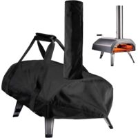 Ahlsen Housse de protection pour four à pizza Karu 12 - Résistant aux intempéries - Pour four à pizza Ooni Karu 12 - 600D Oxford étanche à la poussière - Accessoires de four à pizza