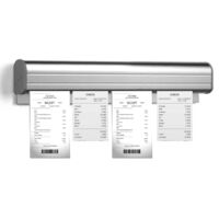 Lot De 2 Porte-bons Autocollants En Aluminium 30 Cm - Pour Cuisine, Bar, Bureau - Installation Sans Perçage