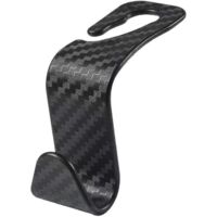 Ahlsen Appuie-Tête Crochet de Voiture, Crochets pour Siège de Voiture Universel, Support Crochet D'appui-Tête de Aiège Arrière de Voiture Noir (10 pcs)