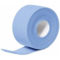 Ahlsen 5pcs Enduits Joint Silicone Salle de Bain,Ruban d'étanchéité Bande Etancheite Autocollanteétanche PE pour Baignoire,Douche,Toilettes,Cuisine,Evier,Sol,Mur,Coin de Protection-Bleu