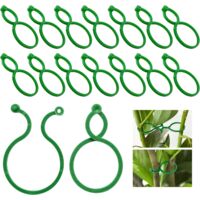 AHLSEN 500 Pièces Support pour Plantes Clips, Clips de Jardin, Twisty Plante Anneaux, Réutilisables Pinces à Plantes, Clips tomates pour Jardin Vigne Légumes Plantes grimpantes